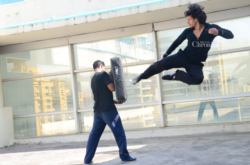 Tiger Shroff kicks