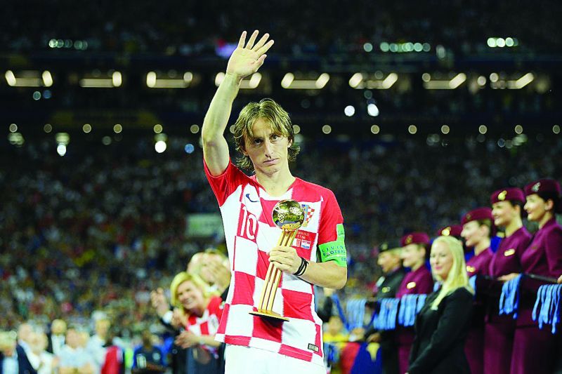 Croatian football captain Luka Modric.