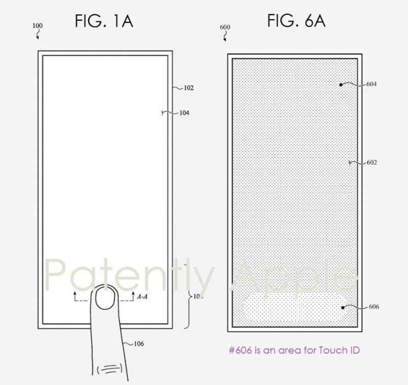 Apple iPhone 12 Touch ID patent