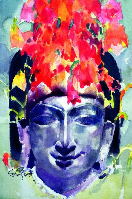Samir Mondal's Buddha emanates an unsurpassable and peaceful essence