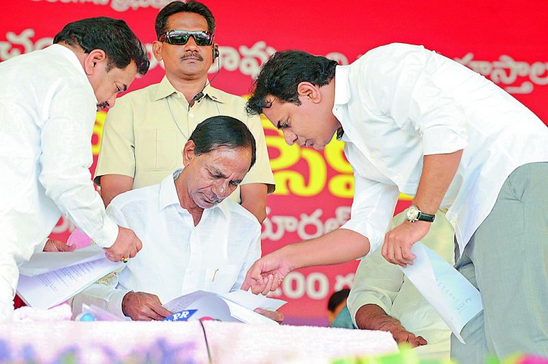 In line: In Telangana, the TRS boss is CM K. Chandrasekhar Rao. His son K.T. Rama Rao is a minister and already in the line to succeed his father. KCR's daughter Kavitha, too, is a Lok Sabha MP.