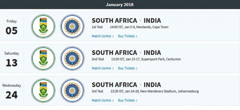 India vs South Africa vs England 