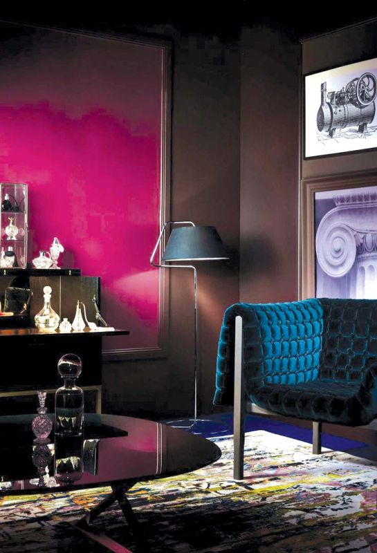 Dark rich hues add extra depth to your home.