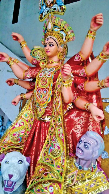 Idols made at The Bengal Association