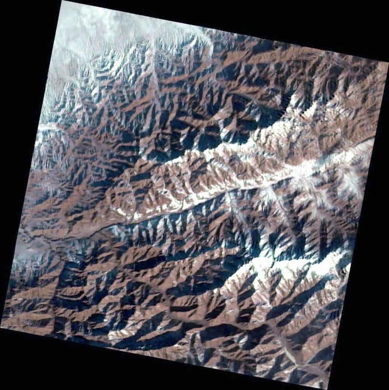 Himalyan Region seen from INS -1C.