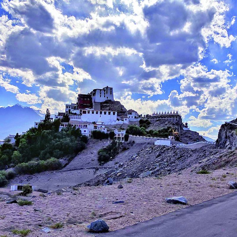 Drama in the sky: (Below) A cellphone  photograph by travel  blogger and freelance writer Anuradha Shankar, taken at Ladakh 