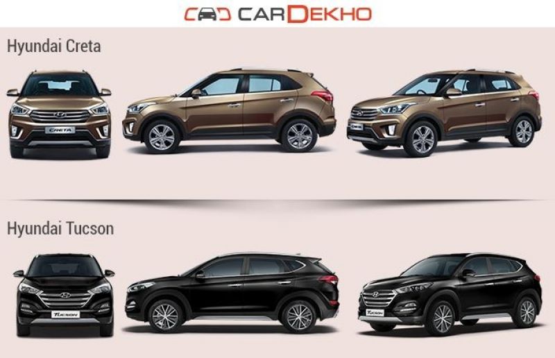 Hyundai Creta Vs Hyundai Tucson Vs Hyundai Santa Fe