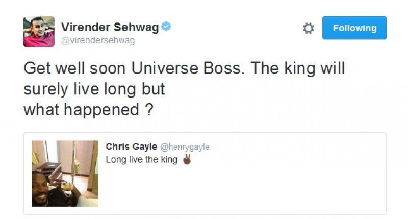 Chris Gayle Virender Sehwag