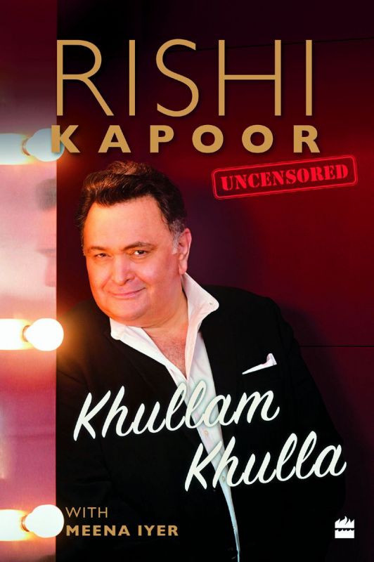 Cover of Rishi Kapoor's biography Khullam Khulla
