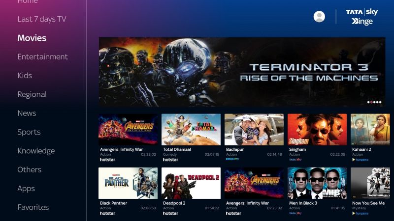 Tata sky amazon online prime video