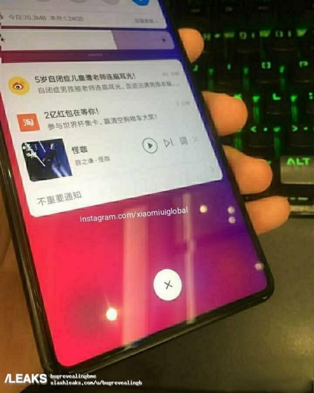 Xiaomi Mi MIX 3 leaks