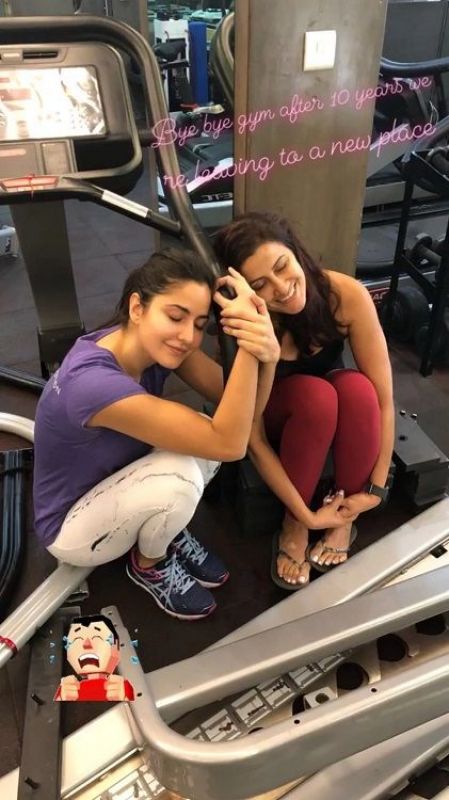 Katrina Kaif at her gym