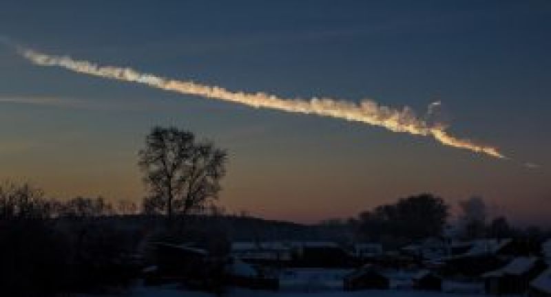 The trace left in the sky by the meteor that broke up over Chelyabinsk, Russia, in 2013. A new study explored seven effects associated with asteroid impacts  heat, pressure shock waves, flying debris, tsunamis, wind blasts, seismic shaking and cratering  and estimated their lethality for varying sizes. Credit: Alex Alishevskikh