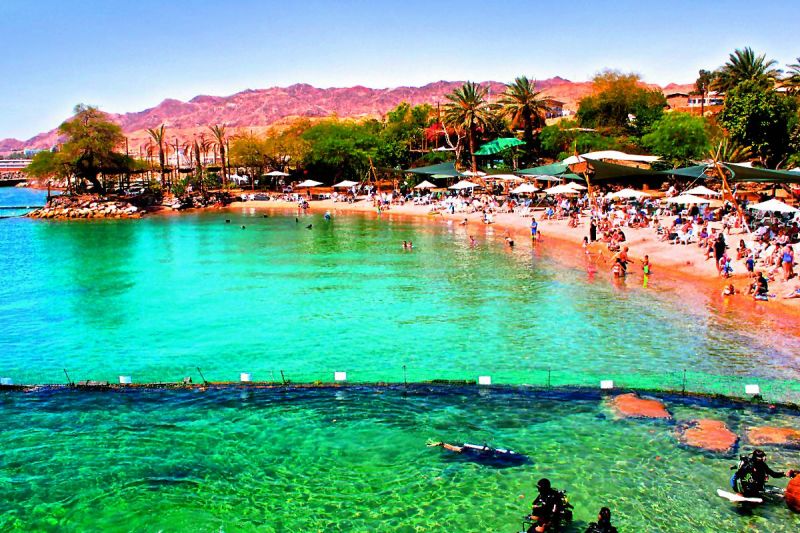 Eilat in Israel has a number of experiences to offer for the water baby.