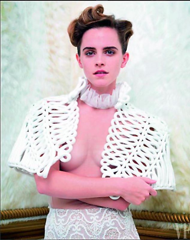 Emma Watson's picture from the Vanity Fair photoshoot.
