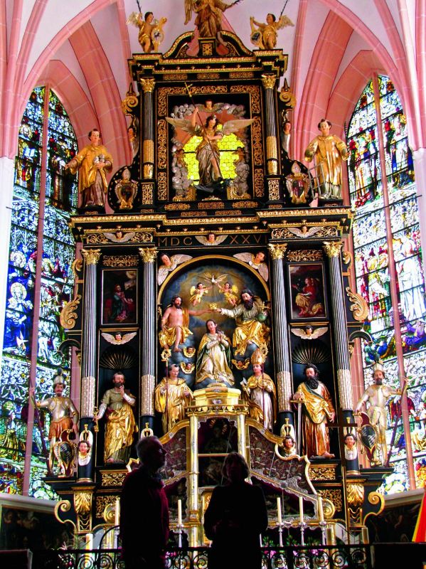 The altar at Mondsee Church