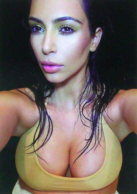 The cover of Kim's book of selfies, Selfish.