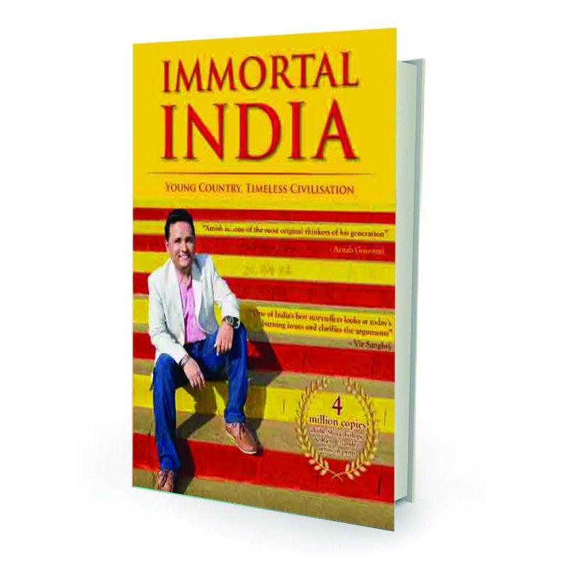 Immortal India   young country, timeless civilisation by Amish Westland,  pp.216, Rs 138.