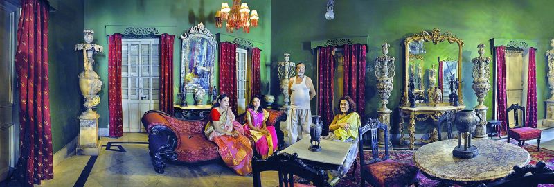 This picture is taken in the formal drawing room of the Sardar family of Kolkata in their century old mansion, Sukhtara.