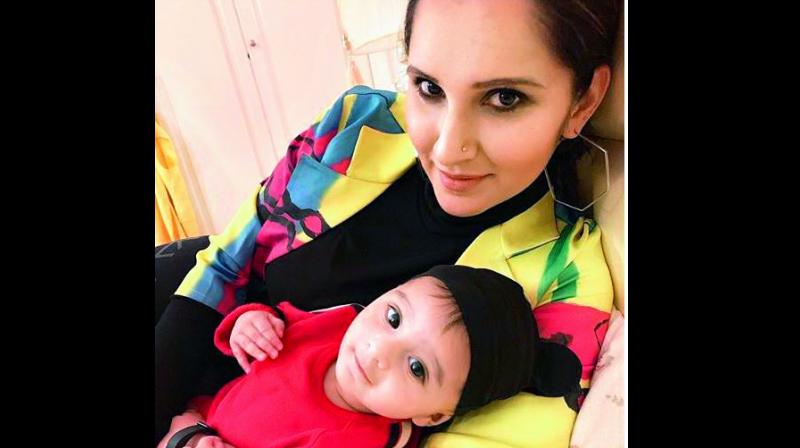 Sania Mirza shares an adorable picture with her son Izhaan.