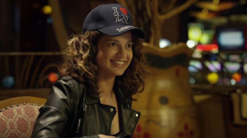 Kangana in a still from the film.
