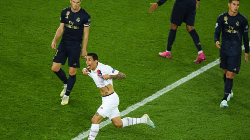 UCL 2019-20: PSG\s Angel Di Maria destroys old club Real Madrid 3-0
