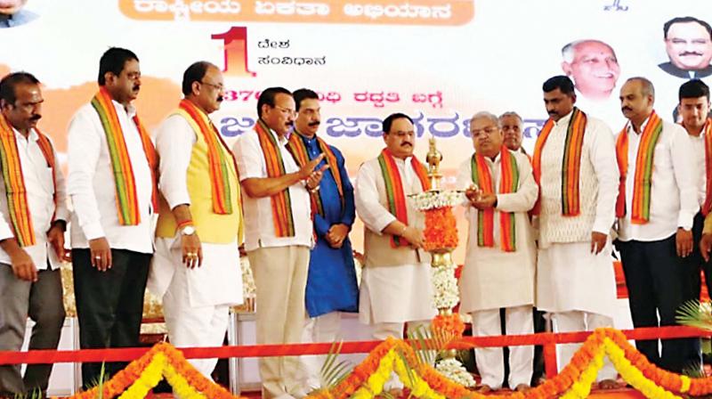 BJP ticket aspirants unwilling to forgo seats for disqualified MLAs