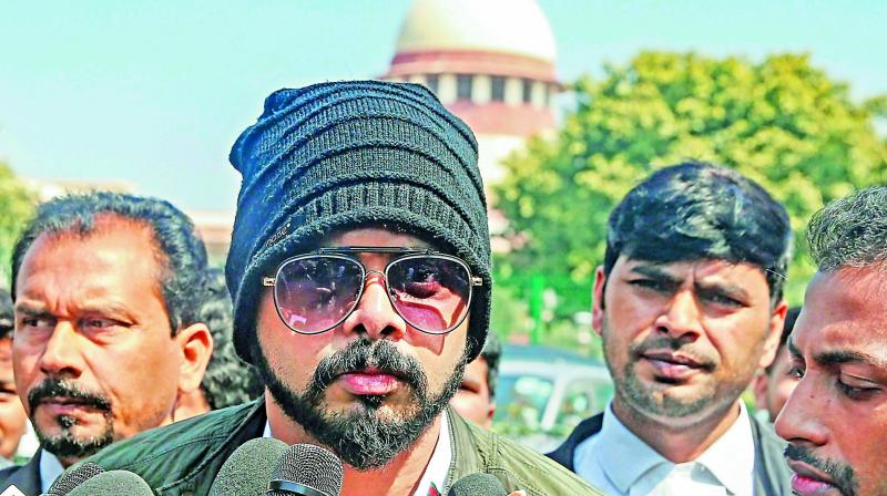 Court sets aside life ban on Sreesanth