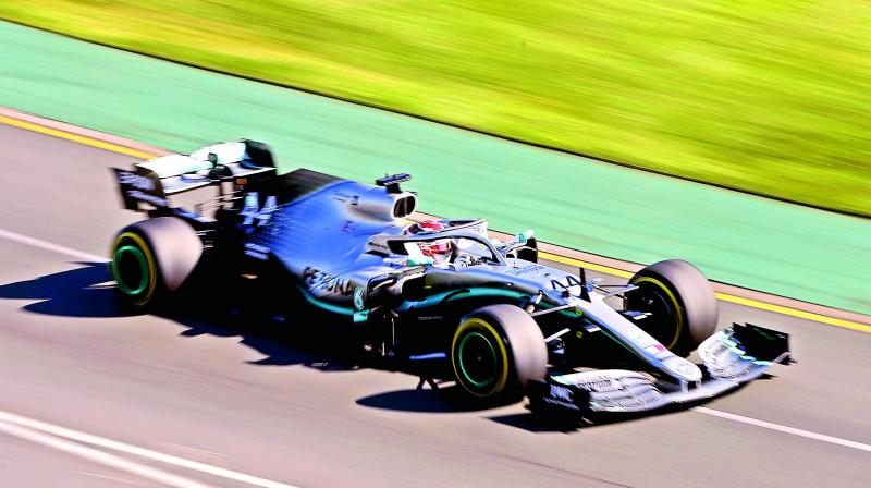 Lewis Hamilton fastest at first practice