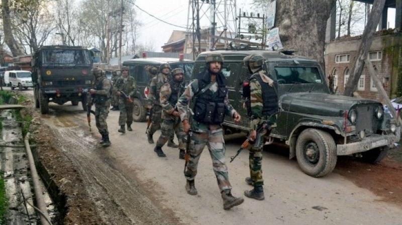 The encounter broke on Monday afternoon when the militants opened fire on an Army convoy at Qazigund on Jammu-Srinagar national highway. (Photo: PTI/Representational)