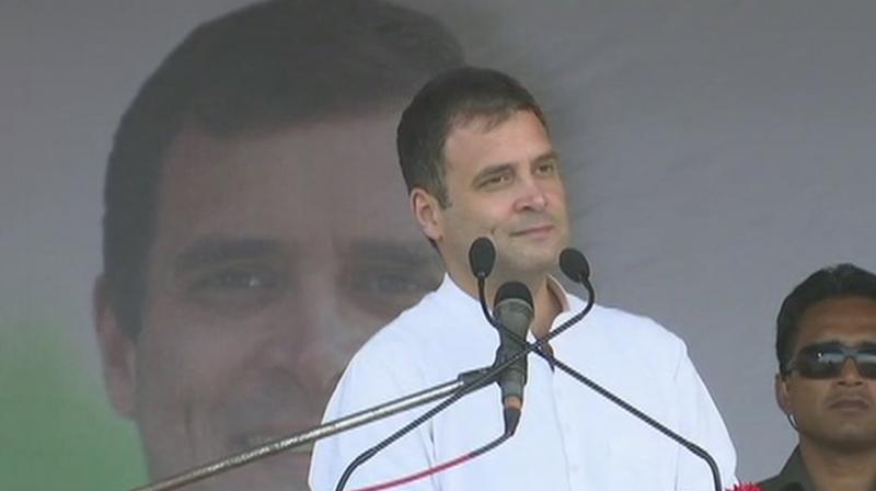 NYAY funds will come from pockets of \chor\ businessmen: Rahul in Assam
