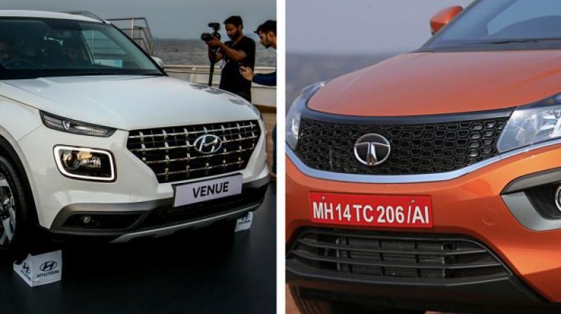 In pics: Hyundai Venue vs Tata Nexon
