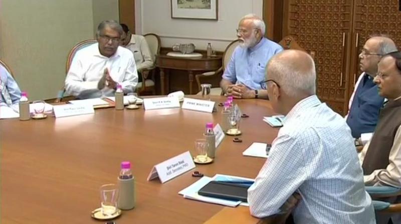 PM holds meeting with top officials to review preparations for Cyclone Fani