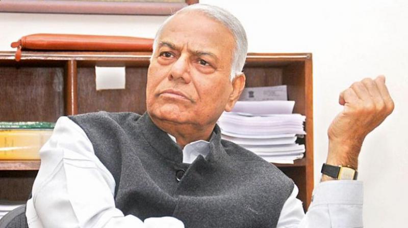 Dissenting BJP leader and former Union finance minister Yashwant Sinha also criticised the Finance Bill, saying the government was making several amendments through it, which should not have been the case. (Photo: PTI)