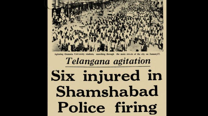 50 years after 1969 Telangana stir, protesters to be felicitated