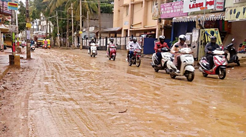 Bengaluru: TC Palya Main Road turns into a dustbowl
