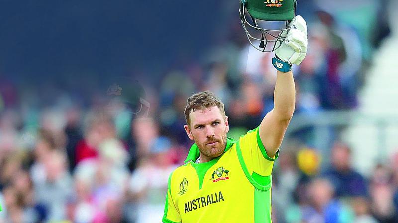 ICC CWC\19: Aaron Finch departs after scoring 100 against England