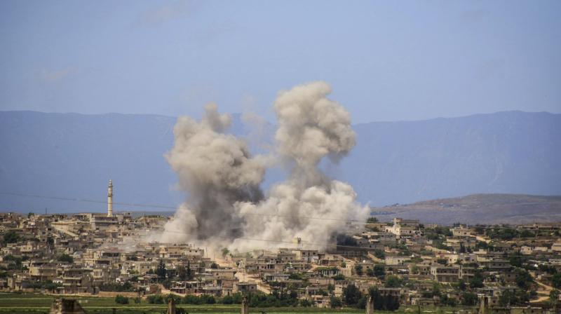 7 killed, 15 injured in air strikes by Assad regime in Syria