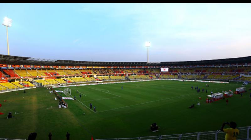 the Goa venue saw such a poor sell-out of the tickets despite the fact that the lowest price available on Fifa.com is that of Rs 48.(Photo: ISL Media)