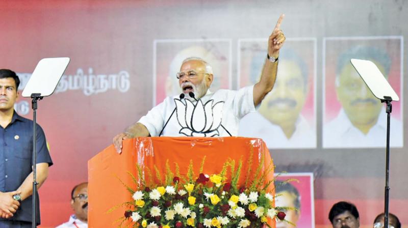 Vote for Cong-DMK is vote for higher taxes: PM Modi