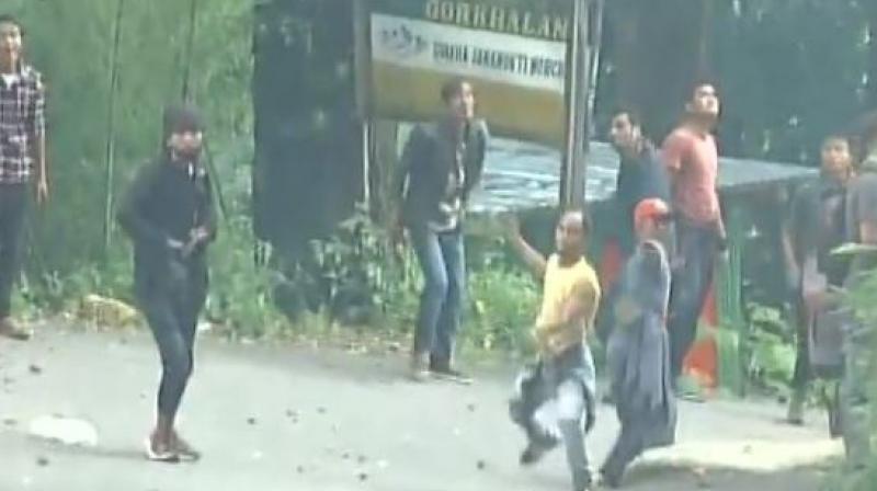 Ministry of Home Affairs seek report from West Bengal government on Gorkhaland issue in Darjeeling where GJM supporters had called on indefinite strike. (Photo: ANI | Twitter)