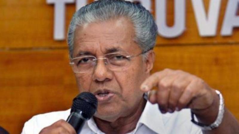 Kerala Chief Minister Pinarayi Vijayan asked media persons to leave the venue of a peace meeting convened by him with top BJP and RSS leaders Thiruvananthapuram. (Photo: PTI | File)