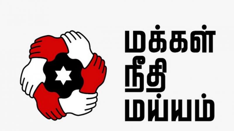 Actor-turned-politician Kamal Haasan on Wednesday said the six enjoining hands symbol of his new political party Makkal Needhi Maiam represents six southern states. (Photo: ANI)