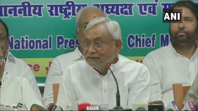 Bihar CM Nitish Kumar gave directions to convert Sri Krishna Medical College & Hospital (SKMCH) into a 2500-bed hospital (currently 610 beds), & 1500 beds should be arranged immediately in the 1st phase. (Photo: ANI)