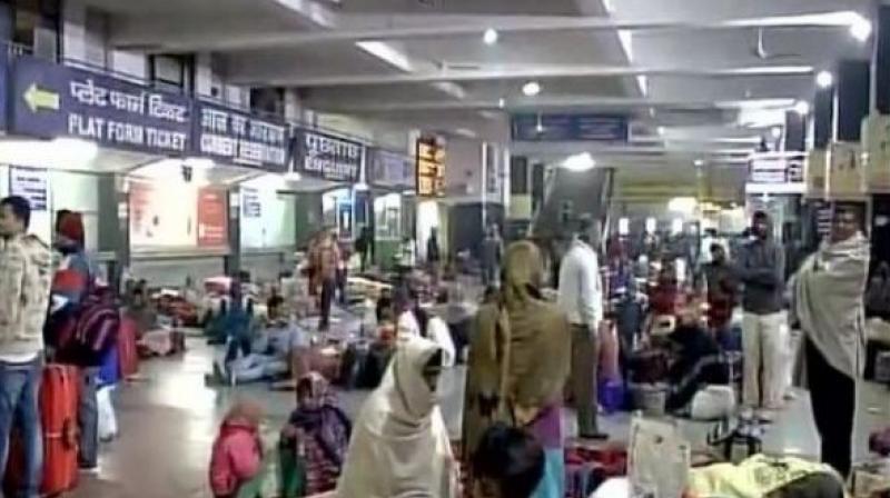 The system comprises touch screen kiosks with a 40-inch screen display of 3D digitised railway station map and helps the passenger at the touch of the screen. (Photo: ANI)