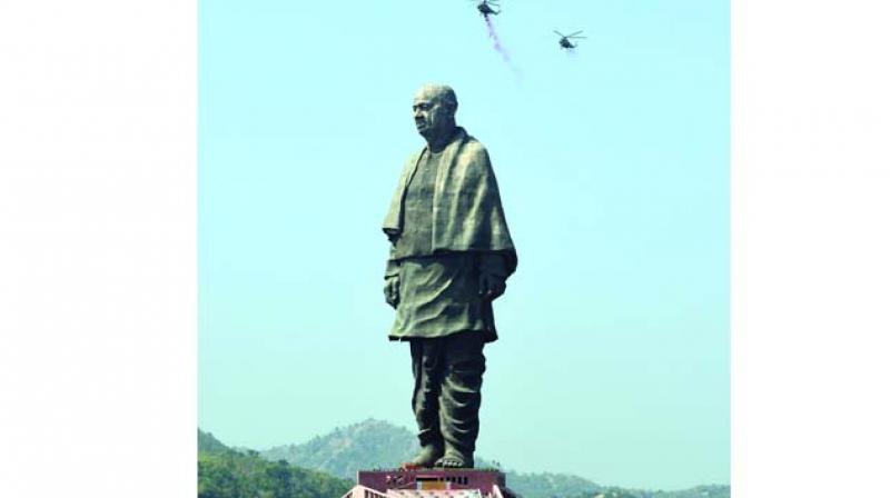 The Statue of Unity.