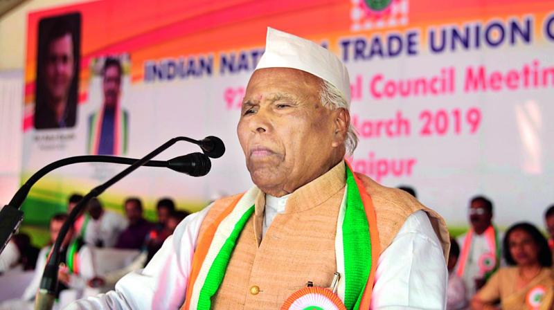 Dr G Sanjeeva Reddy elected as INTUC president