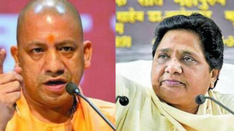 Mayawati blames Adityanath of violating EC ban on canvassing