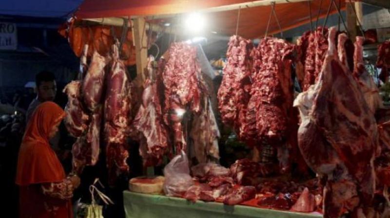 Quintal beef found in SUV of UP block committee member during checking, arresed