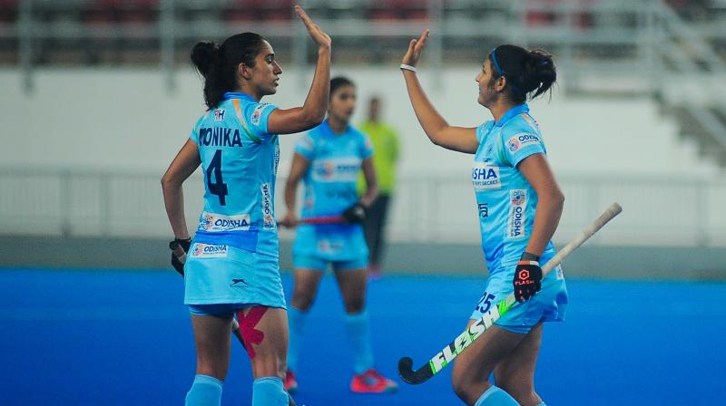 Indian women\s hockey team beat Republic Of Korea 2-1 in tour opener